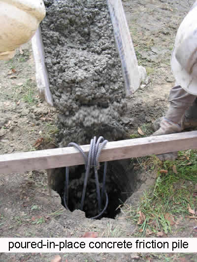 concrete pile